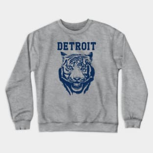 Tiger from Detroit Blue Crewneck Sweatshirt